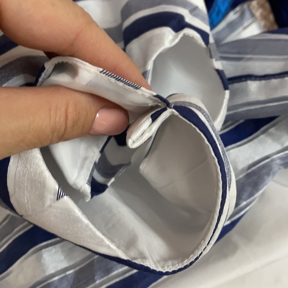 Jona Michelle Girls' Party Dress Blue/Stripes - Picture 7 of 10